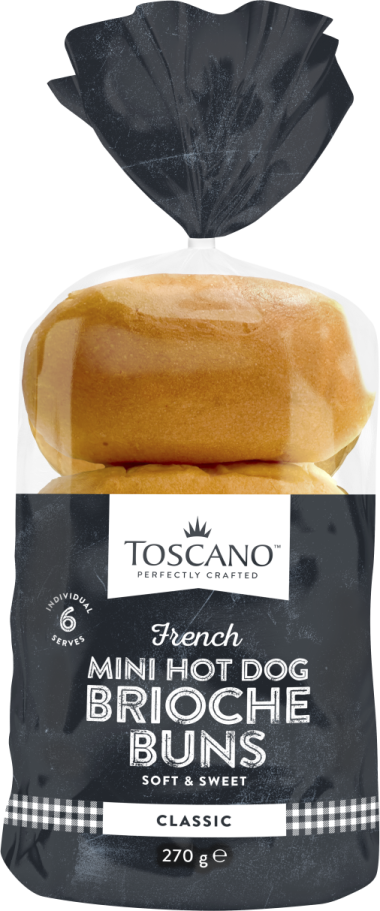 Mini Hot Dog Brioche Buns