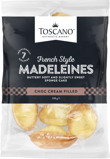 Choc Filled Madeleines